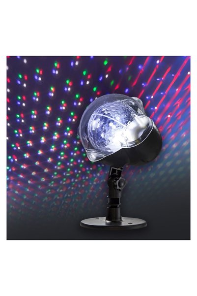 OEM Proiector Laser RGBW cu Buline Colorate Rotative, pentru Interior și Exte...