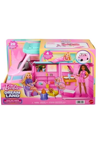 mattel Μπάρμπι Τροχόσπιτο Οδικού Ταξιδιού (JMK45)
