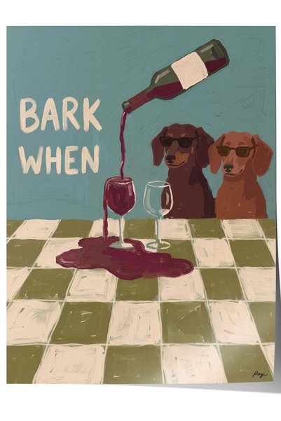 Postifull BARK WHEN Poster fără ramă nr. 160468