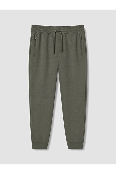 LC Waikiki Nevavm Farkıyla Khaki Ottoman Plain Standard & Regular Men's Jogge...