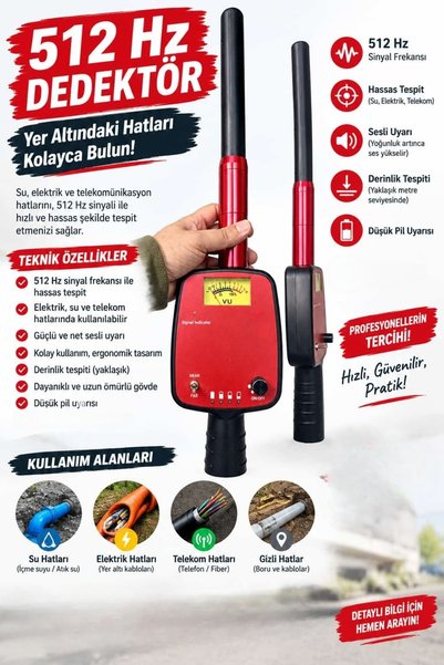 Dilek 512hz zKanal Gözlem Kamerasına Uyumlu Dedektör