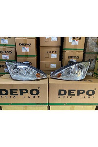 Depo FORD FOCUS MAKYAJLI KASA 2002-2005 Arası Sağ Ve Sol Far Takım 2m51-13100-bd / 2m51-13101-bd