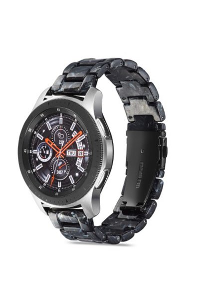 OEM Μπρασελέ από Ρητίνη 22mm για Huawei Watch GT / GT2 / GT2e 46mm - Μαύρο