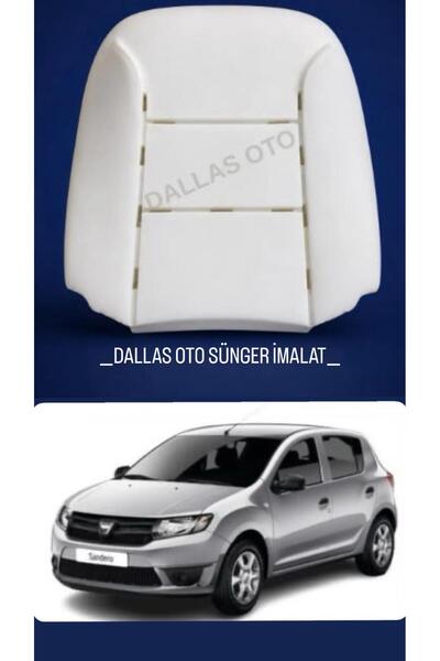 DALLAS Oto DACİA SANDERO UYUMLU OTO KOLTUK SIRT SÜNGERİ (2012-2020)