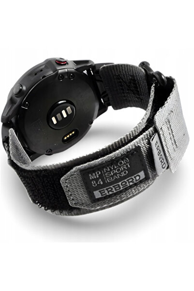 ERBORD Curea din nailon MP84 Quickfit pentru Garmin Fenix 5/6/6 PRO/7 Forerun...
