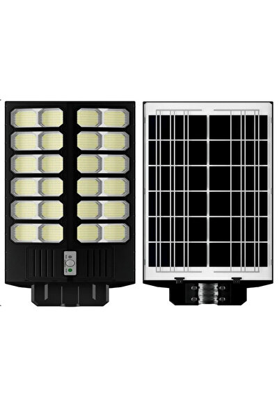 Jortan Lampa Solara Stradală LED 2000W - Panou Solar Integrat, Telecomanda, P...