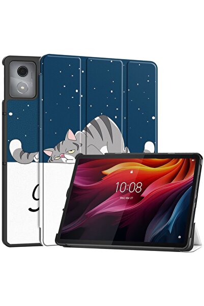 OEM Θήκη Βιβλίο Tri-Fold με Βάση Στήριξης για Lenovo Tab K11 Plus - Νυσταγμέν...