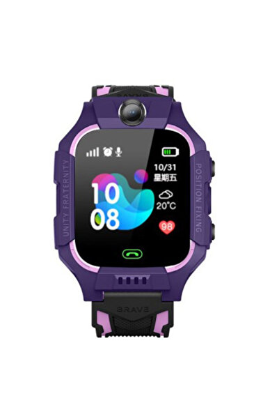 OEM Q19 Παιδικό Ρολόι LBS Positioning Location SOS Camera Voice Chat - Μωβ