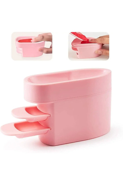 aba nails Plastik Nail Art Toz Toplama Kabı - 2'si 1 Arada Dip Powder Geri Ka...