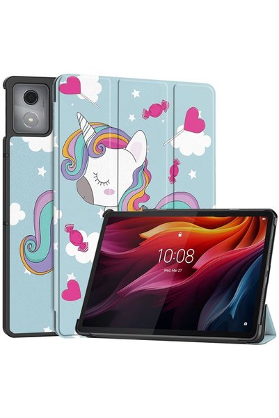 OEM Θήκη Βιβλίο Tri-Fold με Βάση Στήριξης για Lenovo Tab K11 Plus - Γλυκό Μον...