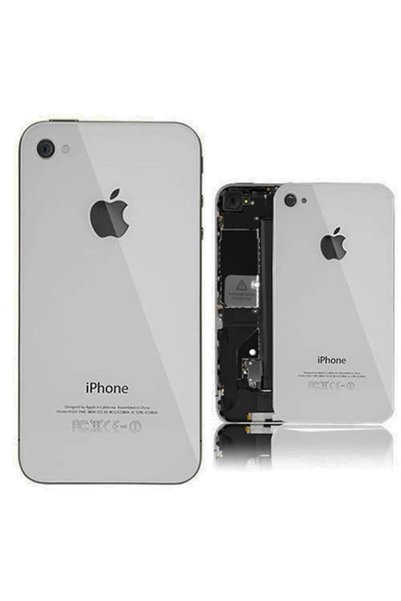 OEM Apple Καπάκι Μπαταρίας Γυάλινο για iPhone 4 4G - Λευκό