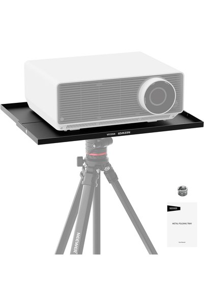 NEEWER 1.5"×1.1"×0.5" Metal Laptop Projector Notebook Tray Holder Detachable ...