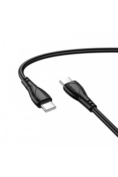 Borofone Cablu Date si Incarcare USB-C - USB-C BX121 Energy, 60W, 1m, Negru