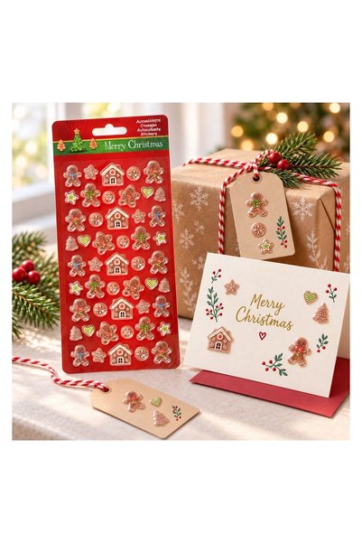 OEM AUTOCOLANT ACRILIC CRA GINGERBR de Crăciun – Atmosferă Festivă pentru Casă