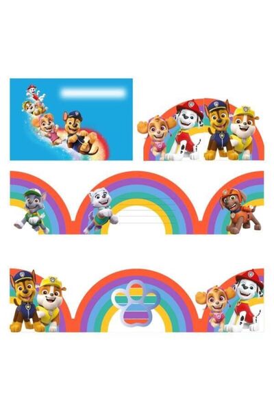 Spinmaster Προσκλητήρια Πάρτι Paw Patrol 8 Τεμάχια (9914522)