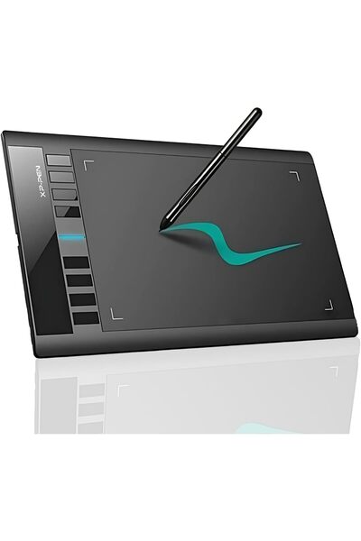 GENERAL لوح رسم XP-Pen Star03 مقاس 12 بوصة مع 8 مفاتيح سريعة، أقلام رسم بدون ...