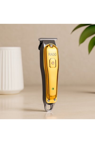 Bezos USB Şarjlı Saç ve Sakal Kesme Makinesi - T-Bıçak, Metal Kaplama