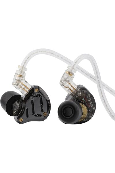 LINSOUL سماعات أذن KZ ZS10 PRO 2 داخل الأذن، سماعات سلكية هجينة 1DD+4BA، مع م...