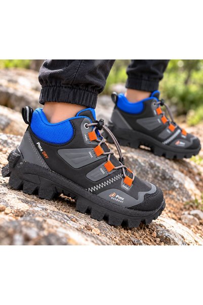 Promax Children's Elasticated Practical Lace-Up System Thick Soled Winter Boots