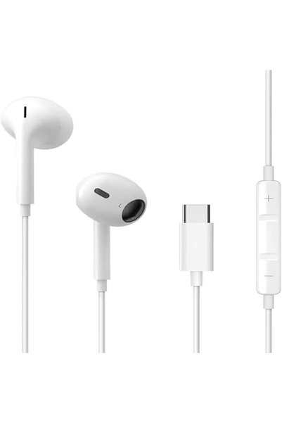 Generic سماعات أذن سلكية من نوع C - سماعات داخل الأذن بمنفذ USB C مع ميكروفون...