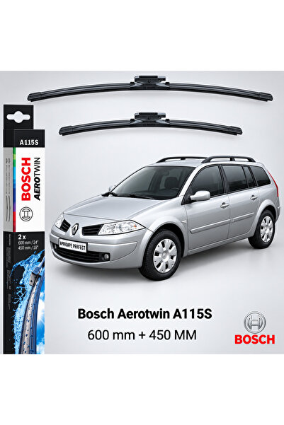 Bosch Lamele ștergătoare de parbriz pentru Renault Megane II Furgonetă KM 200...