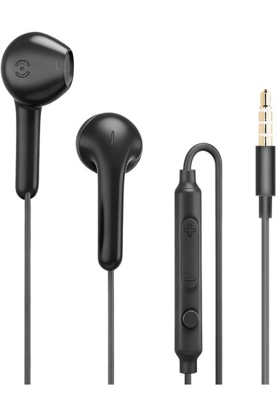 MAS CARNEY Wired Headphones Earbuds with Mic WH9, in-Ear Wired Earphones Comp...