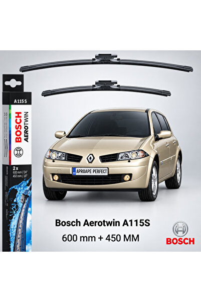 Bosch Lame ștergătoare Renault Megane II Hatchback Van KM0/2 2006–2008 |   A115S