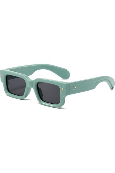 GENERAL EYLRIM Thick Frame Square Sunglasses for Women Men Chunky Rectangle S...