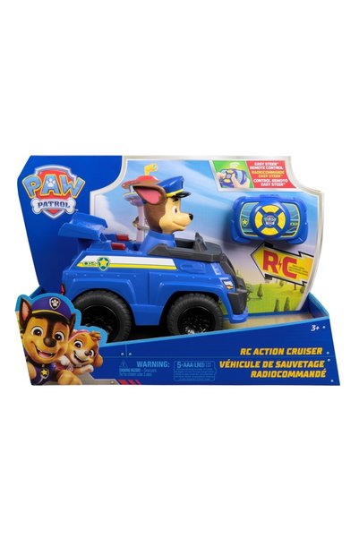 Spinmaster PATRULA CATELUSILOR VEHICUL CU TELECOMANDA ACTION CRUISER SI FIGUR...