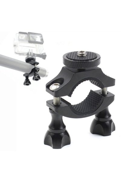 OEM KF27870 Βάση Ποδηλάτου για Action Camera GoPro OSMO - Μαύρο