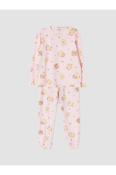 LC Waikiki Printed Girls' Pajama Set for Style Enthusiasts from Uzg Store