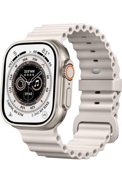 Upeak Ocean Strap Compatible with Apple Watch Ultra 2 Band 49mm 45mm 44mm 42m...
