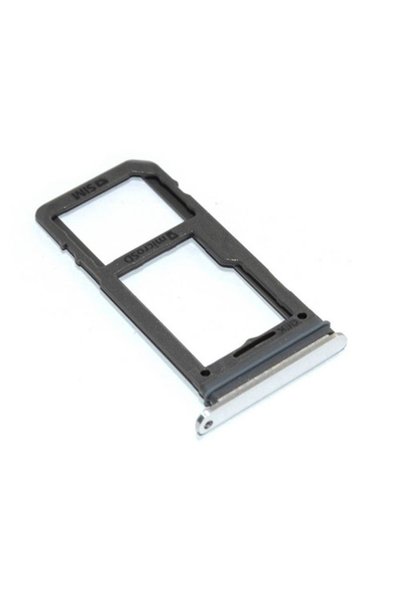 Samsung Γνήσια Βάση Κάρτας Sim για Galaxy S8 Plus / S8+ G955 - Ασημί (GH98-41...