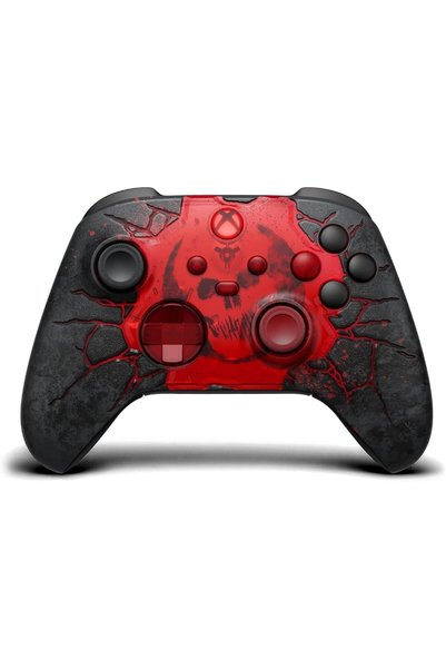 BoxBoxCreations وحدة تحكم لاسلكية لجهاز Xbox – إصدار محدود من سلسلة Gears of ...