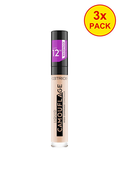 Catrice 3x PACK Anticearcan Liquid Camouflage High Coverage Concealer 005, 5 ml