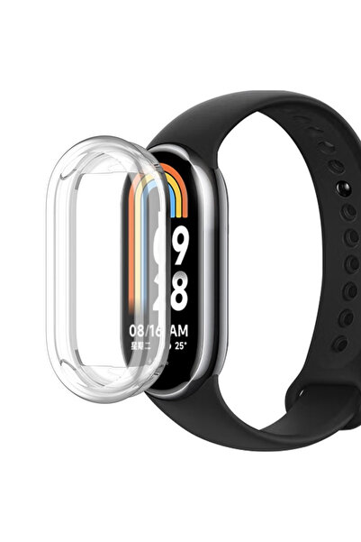 XGSM Husă de silicon pentru Xiaomi Smart Band 10 / 9 / 8, Transparentă