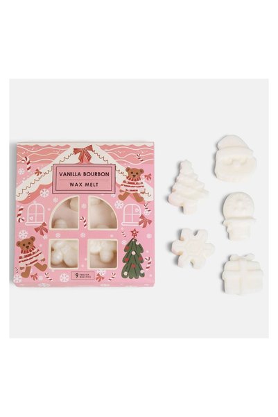 Jumbo Wax Melt din Soia de Crăciun, Aromă Van Bourbon, pentru Parfumarea Ambi...