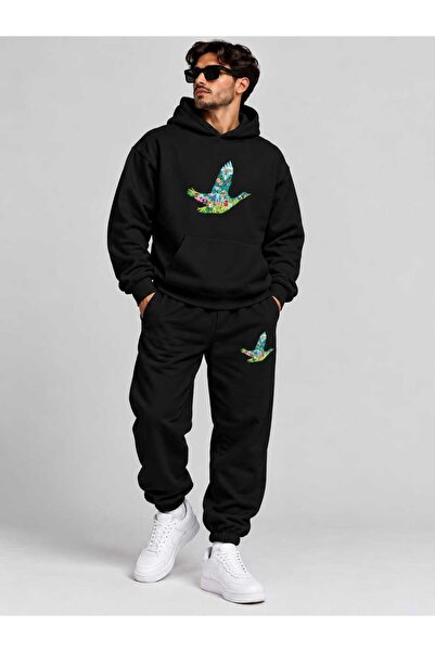 YK WEAR Unisex Hooded Tracksuit Set – Oversize Fit