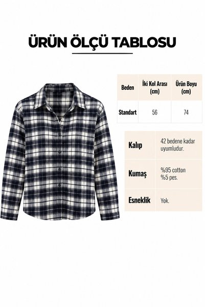 elifteke Hevs Checkered Shirt Navy Blue