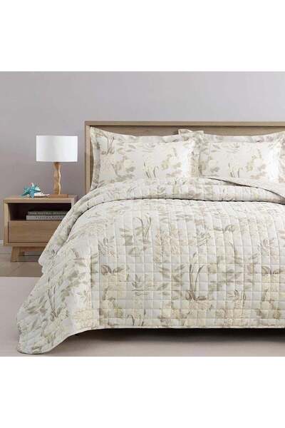 Valentini Printed Bedspread Set - King Sage Square