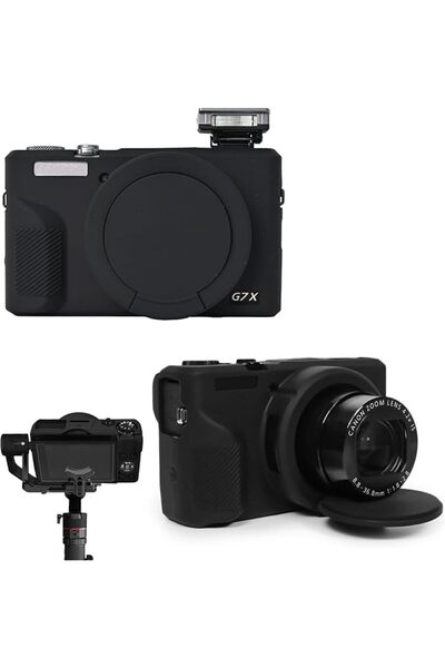 Generic Silicone Protective Case for Canon G7X Mark III, Soft Rubber Body Ski...