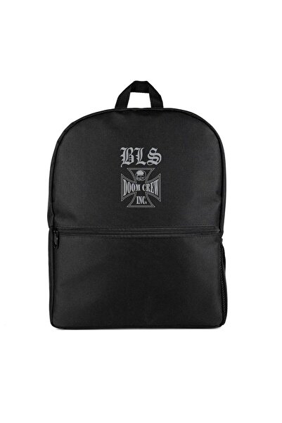 CrowsGate Black Label Society Doom Crew Backpack Black Color