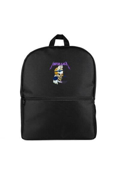 CrowsGate Metallica Damaged Justice Backpack Black Color