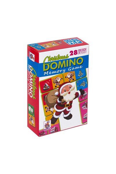 OEM Joc Domino de Crăciun cu Moș Crăciun, 28 Piese – Activitate Festivă pentr...