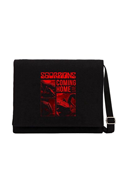 CrowsGate Scorpions Coming Home Black Canvas Messenger Bag