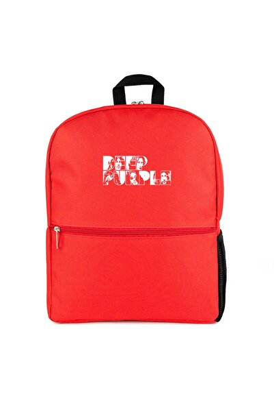 CrowsGate Deep Purple Band 2 Backpack Red Color