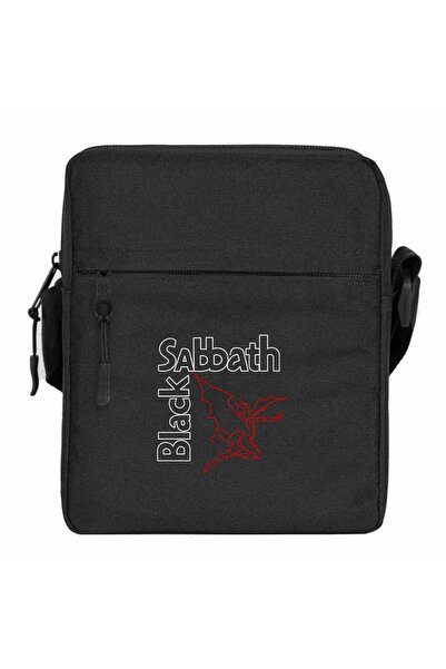 CrowsGate Geantă de umăr Black Sabbath Grim Reaper Culoare neagră
