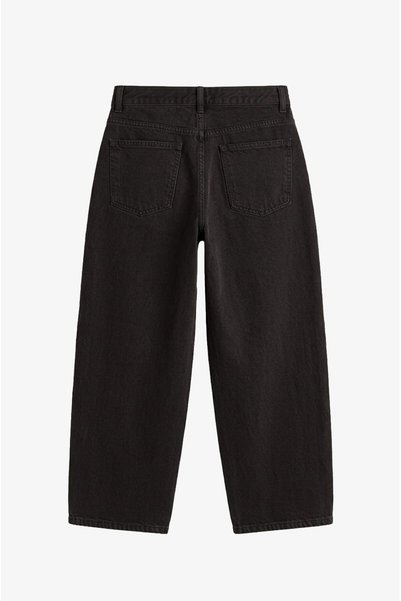 Havoş Bitter Brown Double Stitched Mom Jeans