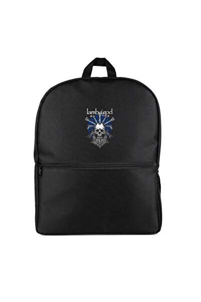 CrowsGate Rucsac Lamb Of God Bearded Skull Culoare Neagră