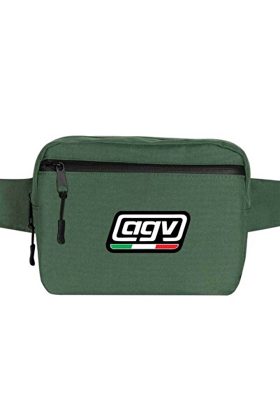 CrowsGate AGV Italija Logo Torba za struk Zelena Boja